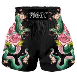 Men's Shorts Men's and women's Boxing Sanda Sports Fighting Shorts MMA custom adult Running training suit Speed dry Fighting shorts 230808