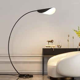 Floor Lamps Postmodern Led Lamp Designer Fishing For Living Room Bedroom Study Decor Light Nordic Home Ring Standing