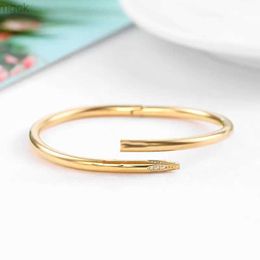 Love nail Bracelet gold bracelet Designer Bangle Stainless Steel jewelry woman Mens Alloy Armband Plated Gold Silver Rose luxury Jewelry Diamond Bracelets gifts