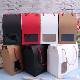 Kraft Paper Party/Wedding Gift Bags,Cake/Chocolates/Candy Packing Bags Stand Up Food paper boxes wholesale LX0801