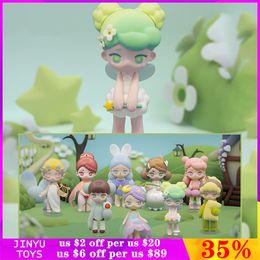 Blind box Original Mina Elf Garden Series Mystery Box Fairy Elf Anime Figures Cute Model Gift Desktop Ornaments Collectible For Kid Toys 230808