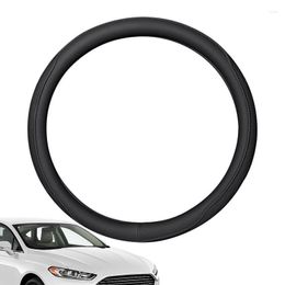 Steering Wheel Covers Leather Cover Breathable Car Protective Comfortable Microfiber Thin For