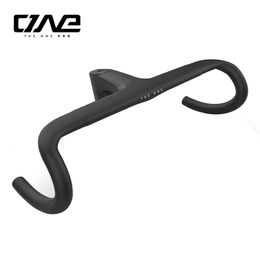 Bike Handlebars Components THE ONE PRO aero carbon Integrated hlebar Hidden Trace Road Bicycle Handlebar 380400420 286mm Racing 230808