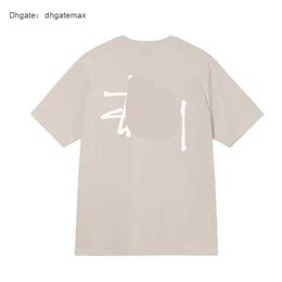 SS men t shirt designer t shirts women clothing graphic tees Pattern tee clothing high street cotton Hip Hop Simple Letters Retro Print Loose dice 8A6G