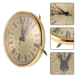 Wall Clocks Decorative Roman Numeral Clock Insert Vintage Style Small For Home Decor