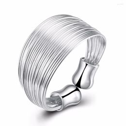 Wedding Rings Lekani Fashion 925 Stamp Silver Color Open For Women Fine Jewelry Finger Ring Party Birthday Gift