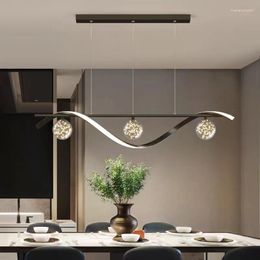 Pendant Lamps Modern LED Chandelier Dining Table Hanging Light Smart Lighting For Kitchen Ceiling Home Decor Lights Fixtures