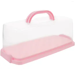 Plates Storage Bins Lids Toast Box Bread Container Cake Pumpkin Saver Airtight Containers Pp Clear Bride