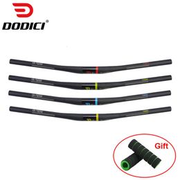 Bike Handlebars Components DODICI 9 Degree 318mm 690mm 720mm 740mm 760mm Carbon Mountain Handlebar Bicycle Handle Bar UD Matte Flat MTB 230808