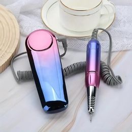 Rechargeable Electric Nail Drill: Portable Manicure & Pedicure Tool for Professional Nail Art