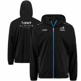 5axq 2023 Formula One Men's Fashion Jackets Coat F1 Racing Team Alpine Rain Website Lots of in the Spring Autumn Outdoor Windbreaker