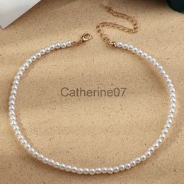 Pendant Necklaces Vintage Style Simple Natural Freshwater Pearl Chain Necklaces For Women Wedding Love Gift Necklace Fashion Glamour Jewellery J230809