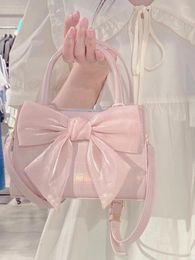 Evening Bags Bowknot Female Underarm Sweet Girl'S Small Chain Ladies 2023 Trend Leisure Solid Shopping Promotion Shoulder Party