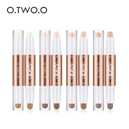 Concealer OTWOO 8pcs Contour Stick Highlighter Pen Waterproof Longlasting Highlight Bronzer Shadow Pencil Makeup For Face 230808