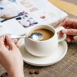 Cups Saucers Ceramic Coffee Cup With Plate Espresso Set In Dehua