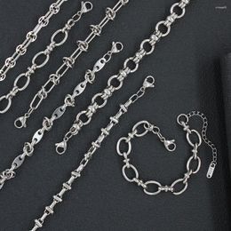 Chains Exquisite Polished Minimalist Stainless Steel Necklaces Bracelet Hip-hop Jewelry Set For Women Men Trending Products Never Fade