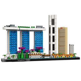 Other Toys Singapore City Skyline Legoingsly Dubai World Famous Building Bricks Blocks DIY Education Children's Gift For Boys 230809