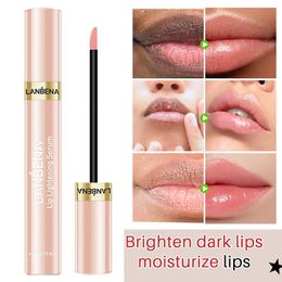 Lip Balm LANBENA Dark Serum Cherry Moisturising Lipstick Remove Melanin Pigmentation Brighten Pink Gloss Oil Makeup 230808