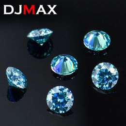 Loose Diamonds DJMAX 0.5 3ct Rare Sea Blue Loose Stone Red Purple Color Excellent Cut Colored Green Black Pink Diamonds 230808
