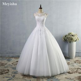 ZJ9036 2021 High Quality Puffy Sweetheart Wedding Dress Tulle Ball Gown Bride Dresses Size 2-26W238E