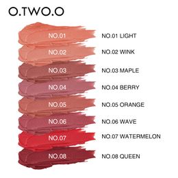 Blush OTWOO 8pcsset Makeup Palette Set 3 IN 1 Multiuse Waterproof Natural Eye shadows Lipstick for Lips Cheek Eyes 230808