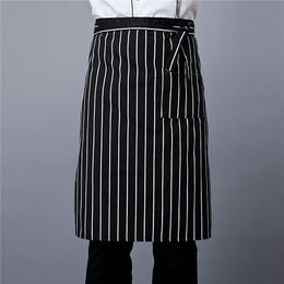 Chef half apron oil and pollution prevention restaurant el kitchen work clothes apron custom252v