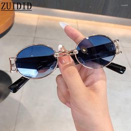 Sunglasses Oval Women 2023 Luxury Vintage Fashion Glasses Shades Lunette De Soleil Femme Gafas Sol Mujer Zonnebril Dames Sun