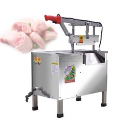 Electric Commercial Bone Pig Hoof Cut Machine Hydraulic Bone Cutter Machine For Fresh Frozen Beef Lamb Chops Pig Stick Cutting