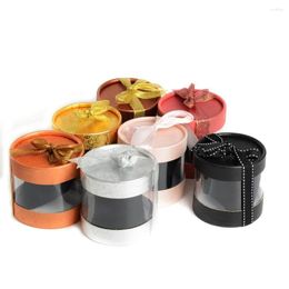 Jewellery Pouches Joyero Organizador 18pcs/lot Cylindrical Translucent With Pillow Bracelet Watch Box Multifunctional Organiser Boxes Gift