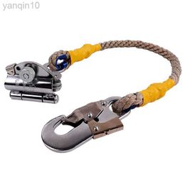 Rock Protection New 1 Set High Quality Safety Rope Self-Locking Device Nylon Fall Protection Outdoors HKD230810