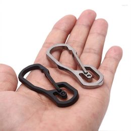 Keychains Stainless Steel Creative Clip Hook Buckle Sport Outdoor Key Chain Climbing Carabiner Keychain