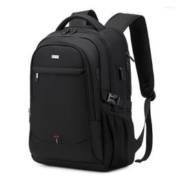 Backpack Wear-resistant Waterproof Oxford Cloth Shoulder Bag Large-capacity Leisure Business Trip Computer Student Schoolbag