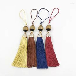 Pendant Necklaces 2023 Tassels Resin Beads Tasbih Fringe Tassel Red And Yellow Blue Brown Color DIY Fashion Parts For Misbaha