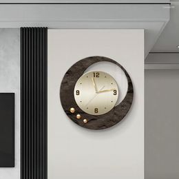 Wall Clocks Silent Art Clock Modern Aesthetic Cool Elegant Unique Original Quartz Luxury Stylish Saat Home Decor Interior