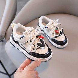 Sneakers Girl's Fashion Sneakers Children Baby Kids Sports Casual Shoes Leather Mesh Breathable School Exercise Schuhe R230810