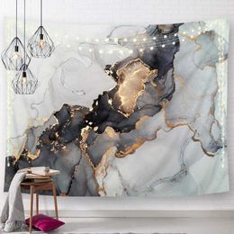 Tapestries Marble Pink Tapestry Decoration Abstract Tapestry Colourful Watercolour Wall Hanging Art Decor for Dorm Bedroom Living Room Home