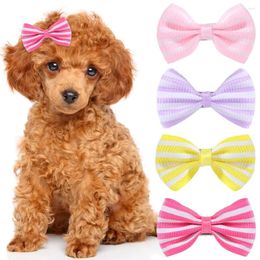 Dog Apparel Pet Hairpin Cats Dogs Bow Knot Hairs Clips Pets Hair Grooming Accessories Puppy Hairclips Bows Supplies