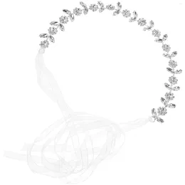 Necklace Earrings Set Women Headband Rhinestone Hair Band Wedding Bridal Bride Headpiece Girls Jewellery
