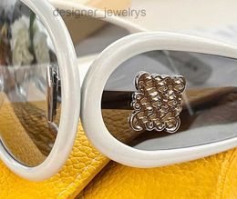 Designer Sunglasses Luxury Sunglass 718s 622s LW40108I Silver Lens Oval Large Frame Glasses Womens Acetate Fibre Mask Casual Sh