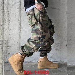 Mens Pants spring summer autumn men cargo tactics pants pockets camouflage plus size 8XL high street military wide leg out door 230810