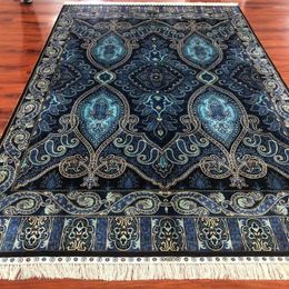 Carpets Silk Classic Modern Hand Knotted Rugs 6.56'x9.84' Big Size Turkish Carpet
