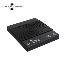 Measuring Tools TIMEMORE Basic Plus Black Mirror Pour Over Coffee and Espresso Scale Basic Electronic Scale Auto Timer Kitchen scale 0.1g 2kg 230810
