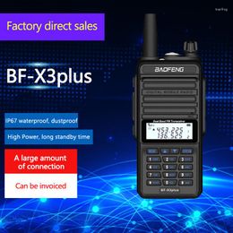 Walkie Talkie BF-X3plus Baofeng Walkie-talkie IP767 Class Waterproof High Power Large Capacity Long Range Easy Long-distance Dialogue.