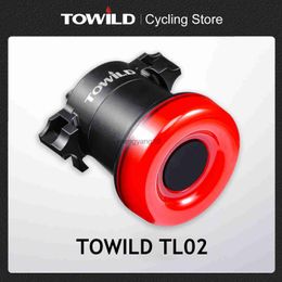 Bike Lights Towild TL02 Smart Bicycle Brake Rear Light Auto Sensing Rainproof LED Cycling Taillight USB Rechargeable Road Bike Tail Light HKD230810