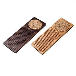 Tea Trays Japanese Serving Tray Bamboo Chinese For Home Decoration Accessories