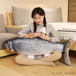 Stuffed Plush Animals 1pc 40/60cm Simulation Gold Fish Plush Toys Stuffed Soft Animal Carp Plush Creative Sofa Cushion Gift Kids Toy R230810