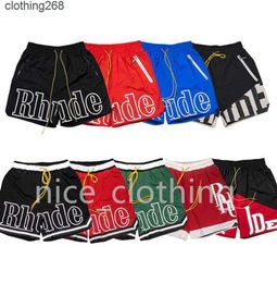 Mens Rhude Shorts Designer Short Pants Womens Sports Sweatpant Summer Beach Shorts Gym Fitness Short Pants Loose Oversize Style Trousers5