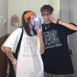 Men's T Shirts 2023 T-shirt Fashion Boys' I Letter Diamond Short Sleeve Premium Couple Style White Black High Quality