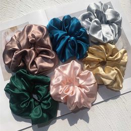 25MM Big Hair Scrunchies Width 6cm Luxury Elastics Band Ponytail Holders for Women Girls Handmade