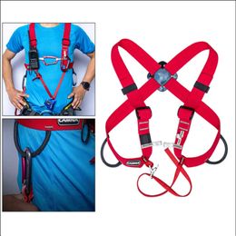 Rock Protection Climbing Chest Strap Comfortable Fixing Shoulder Straps Sturdy Professional Safe Body Belts Fixator for Red HKD230811